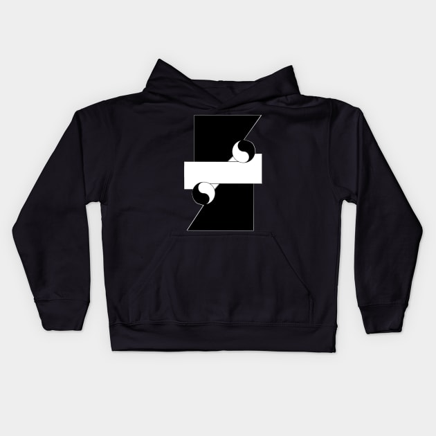 Aikido Yin and Yang Kids Hoodie by taichi37